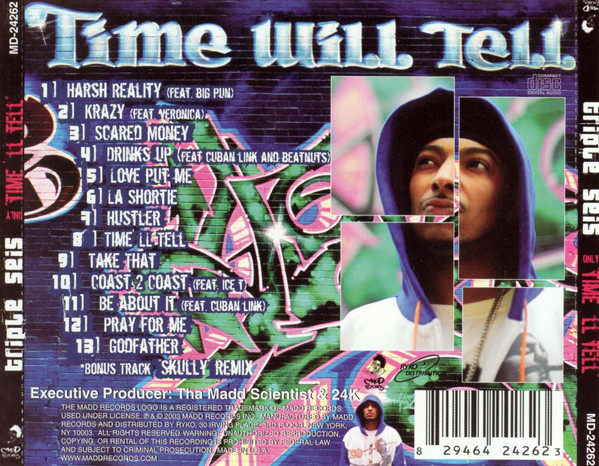 Only Time Will Tell by Triple Seis (CD 2004 Madd Records) in New